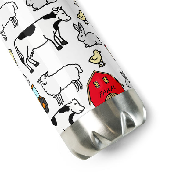 Farm Stainless Steel Water Bottle