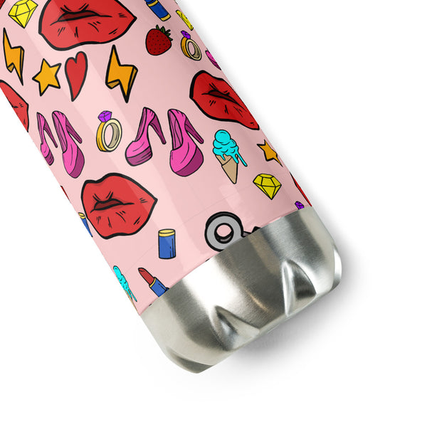 Girl Power Stainless Steel Water Bottle