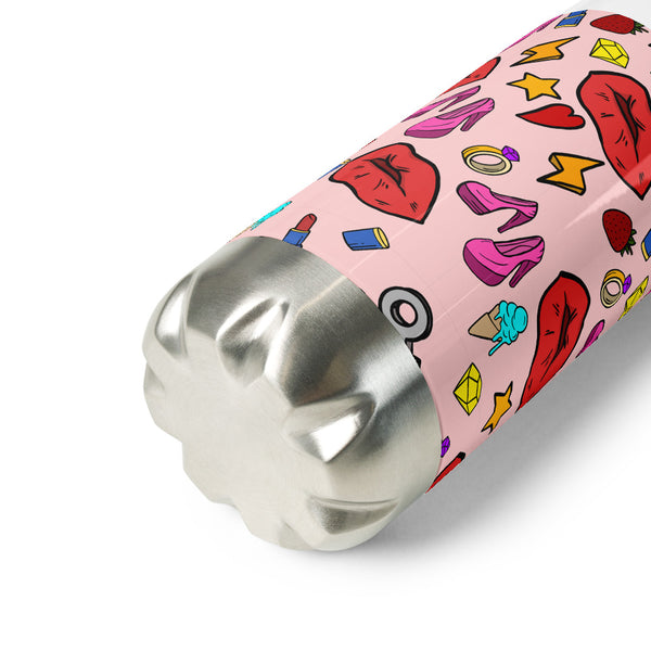 Girl Power Stainless Steel Water Bottle