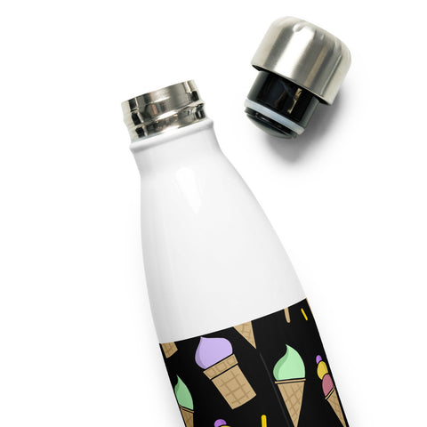 Ice Cream Stainless Steel Water Bottle