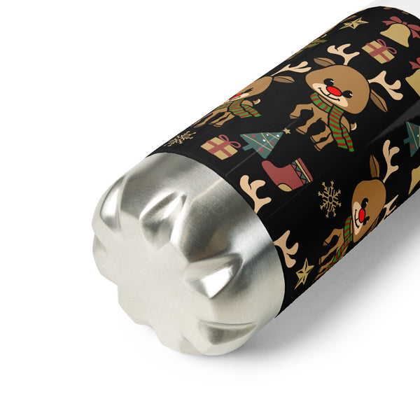 Reindeer Stainless Steel Water Bottle