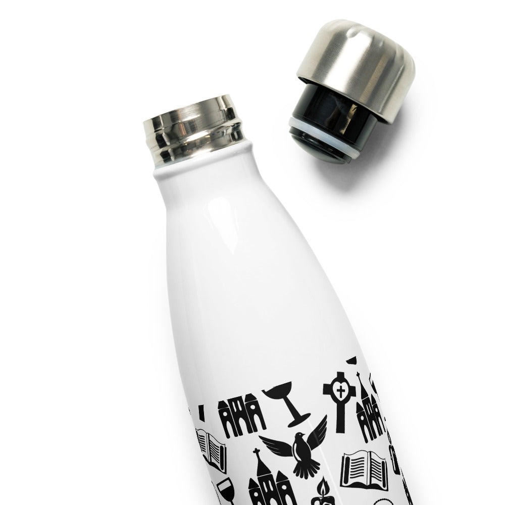 Religious Stainless Steel Water Bottle