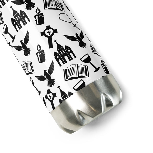 Religious Stainless Steel Water Bottle