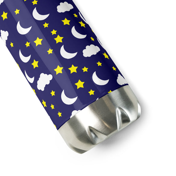 Star and Moon Stainless Steel Water Bottle