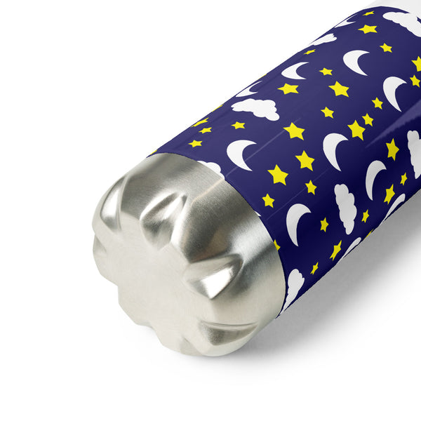 Star and Moon Stainless Steel Water Bottle