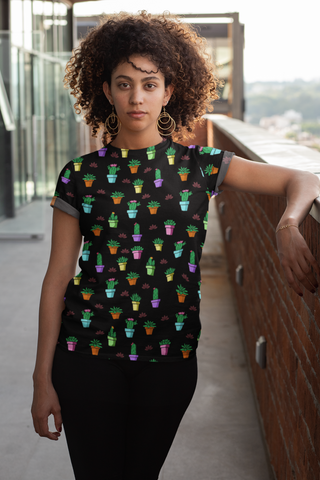 Cactus Women's T-shirt - Seasonally Gifted 