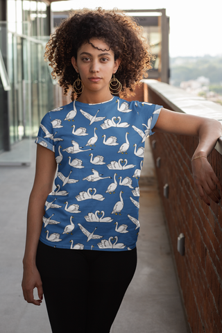 Swan Women's T-shirt - Seasonally Gifted 