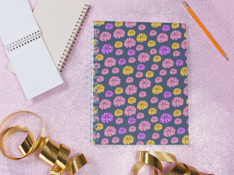 Flower Spiral notebook