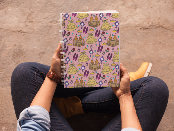 Princess Spiral notebook