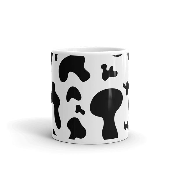 Cow White glossy mug