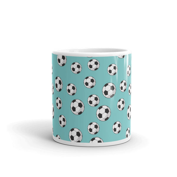 Football White glossy mug