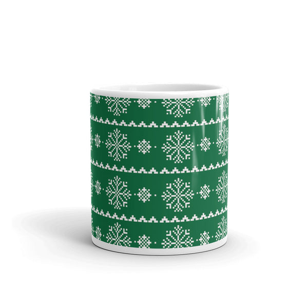 Christmas Sweater 2 White glossy mug