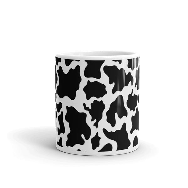 Cow White glossy mug