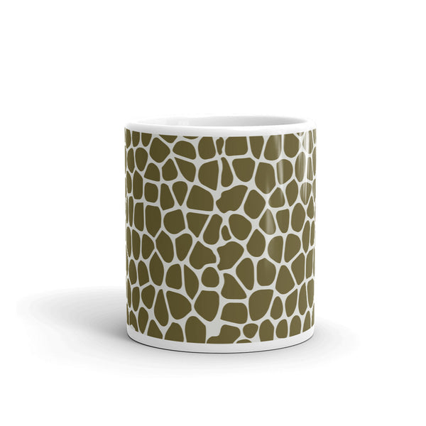 Giraffe White glossy mug