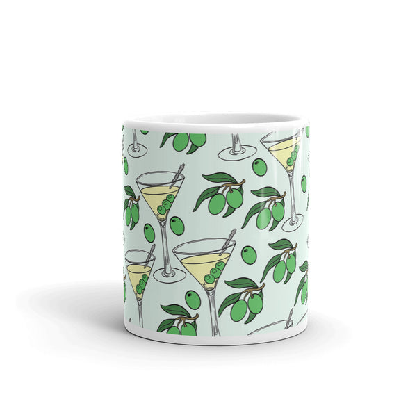 Martini White glossy mug