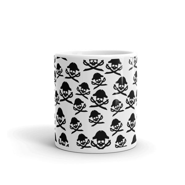 Pirate White glossy mug