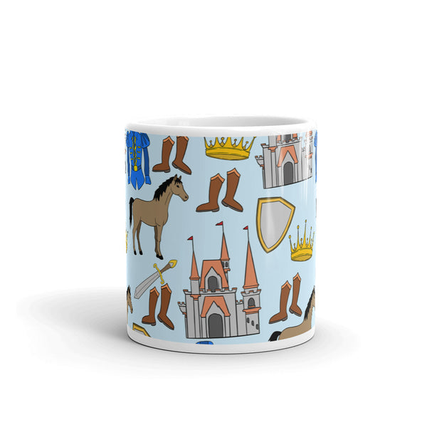 Prince White glossy mug