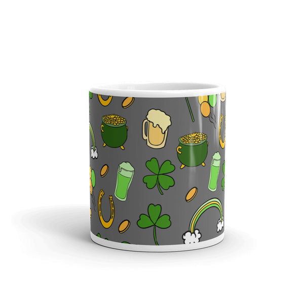 St. Patrick's White glossy mug