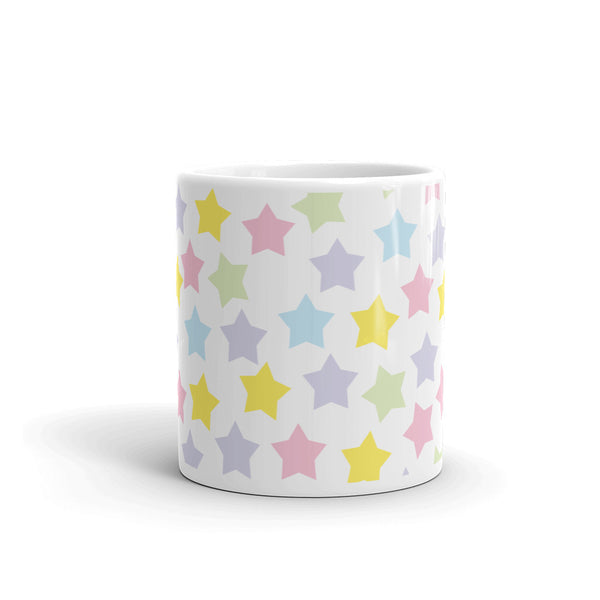Star White glossy mug