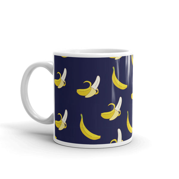 Banana White glossy mug