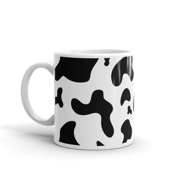 Cow White glossy mug