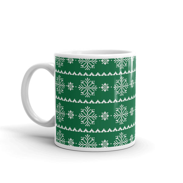 Christmas Sweater 2 White glossy mug