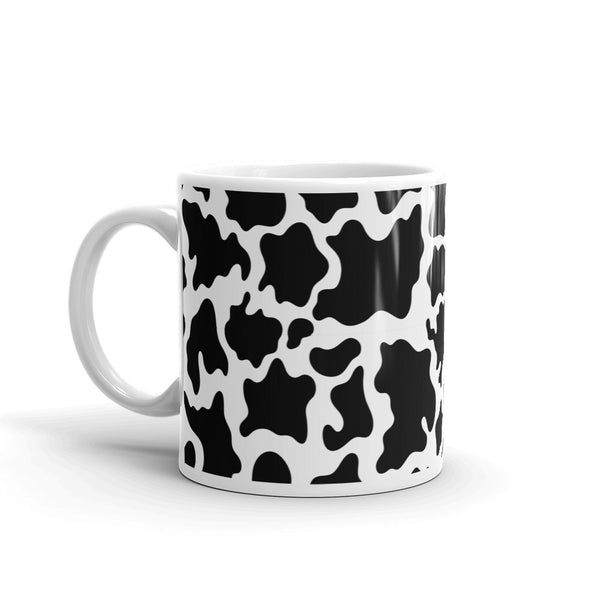 Cow White glossy mug