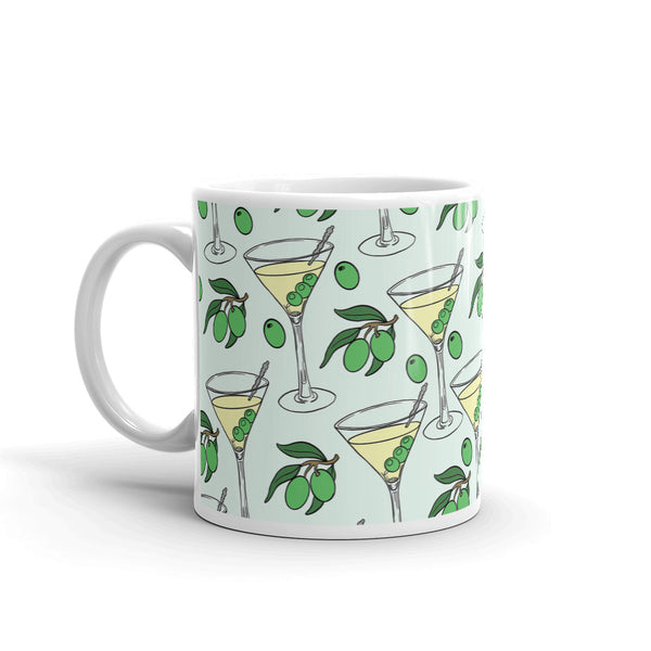 Martini White glossy mug