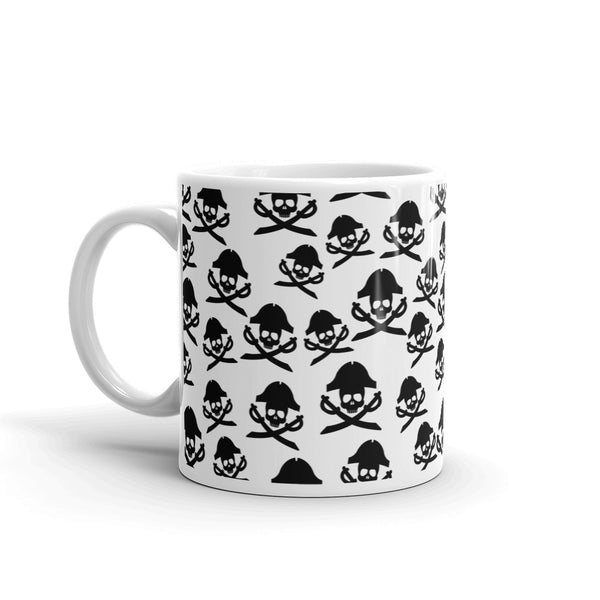 Pirate White glossy mug