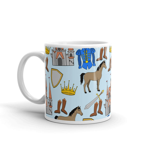Prince White glossy mug