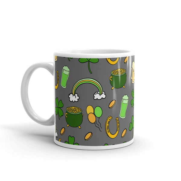 St. Patrick's White glossy mug