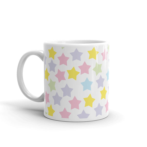 Star White glossy mug