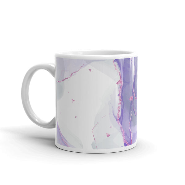 Watercolor White glossy mug