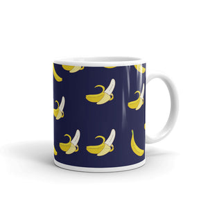 Banana White glossy mug