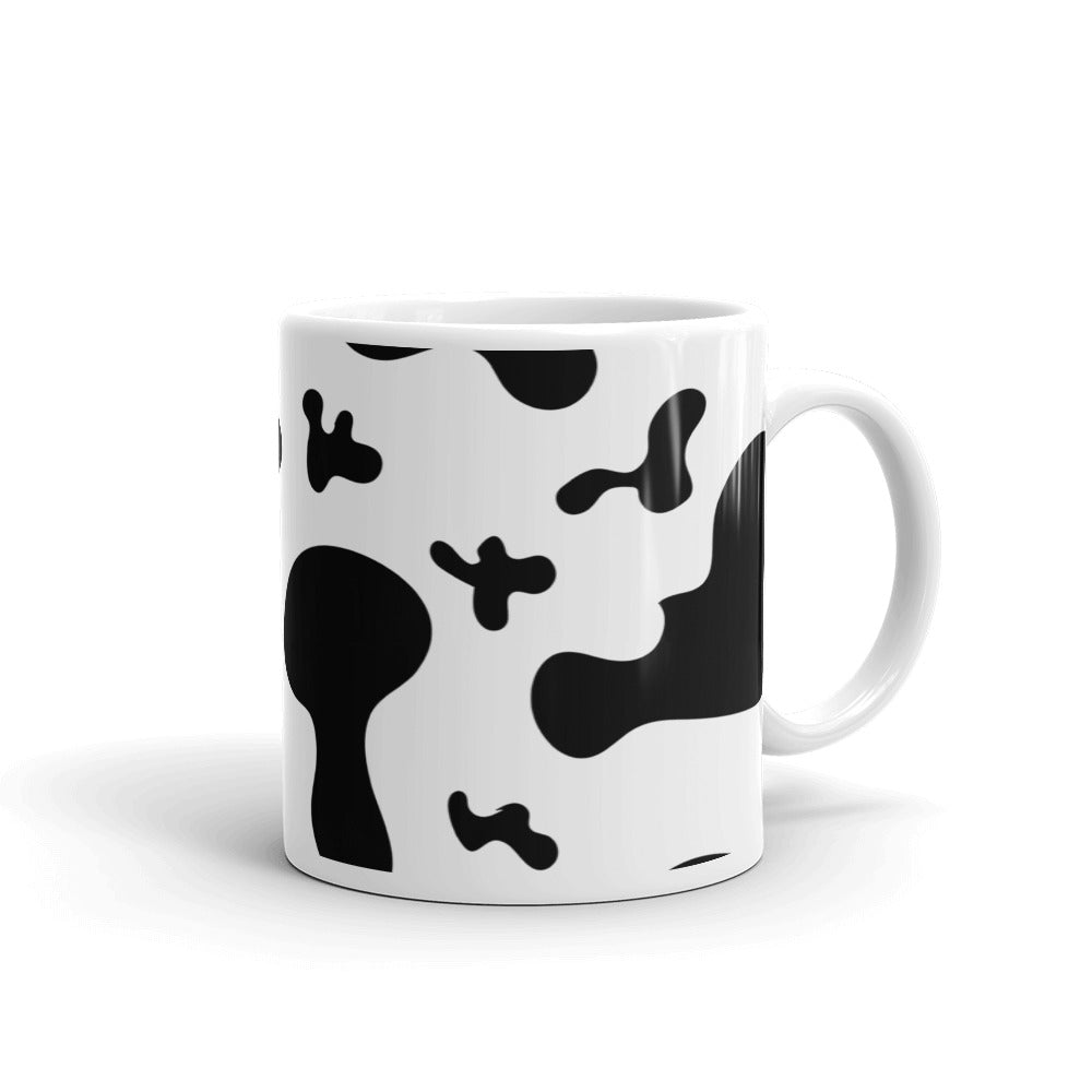 Cow White glossy mug