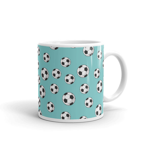 Football White glossy mug