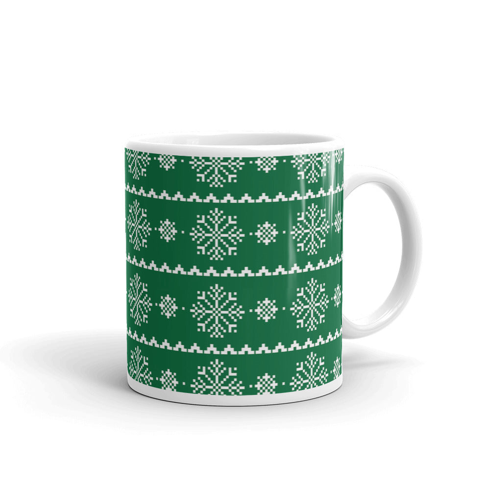 Christmas Sweater 2 White glossy mug