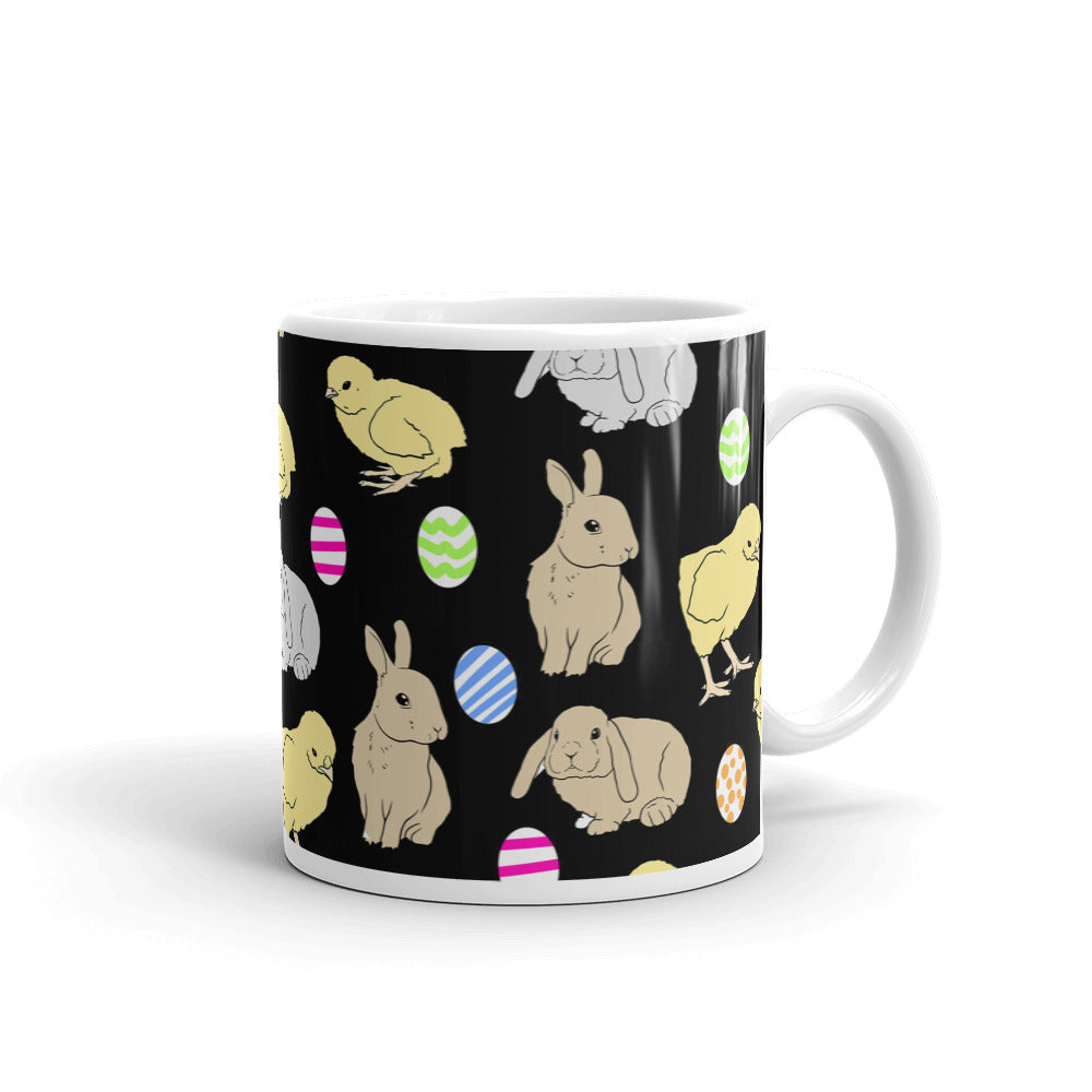 Easter White glossy mug