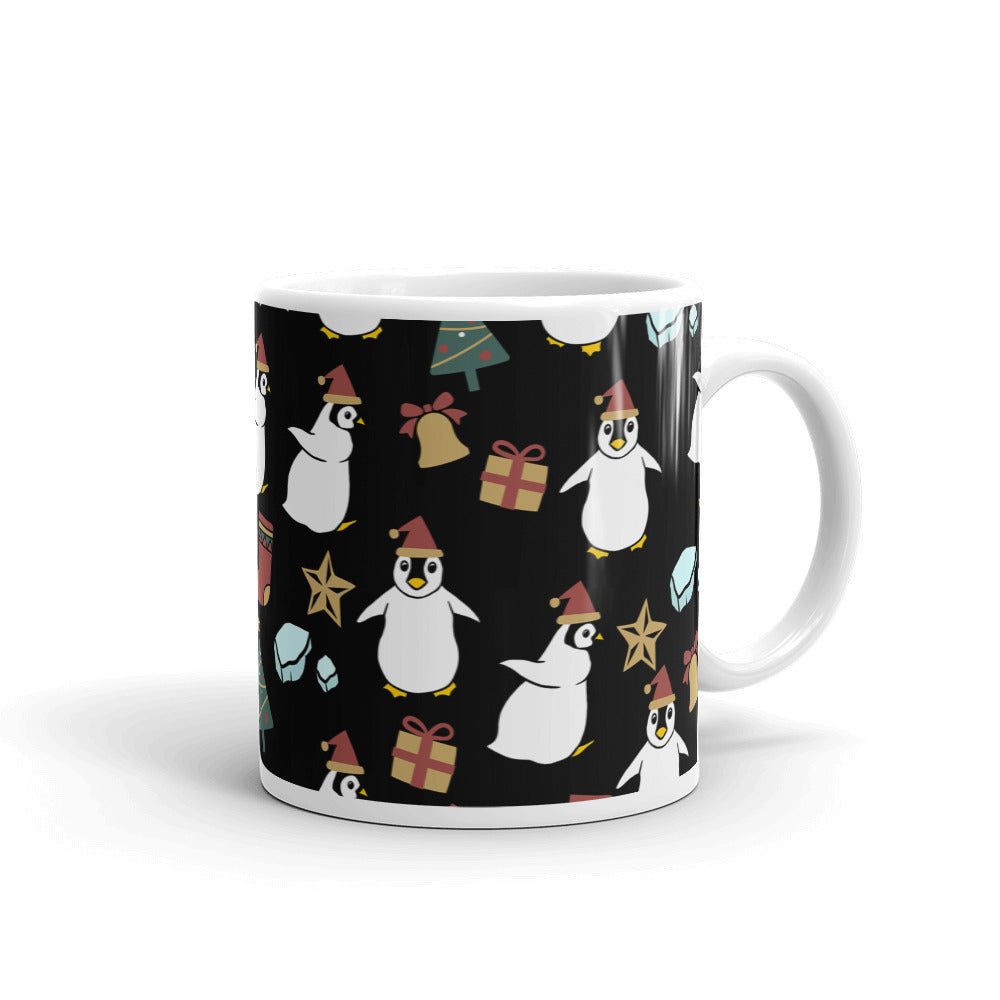 Penguin White glossy mug