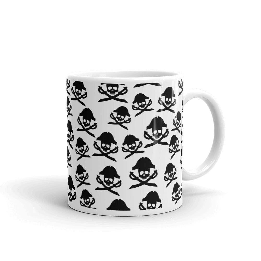 Pirate White glossy mug