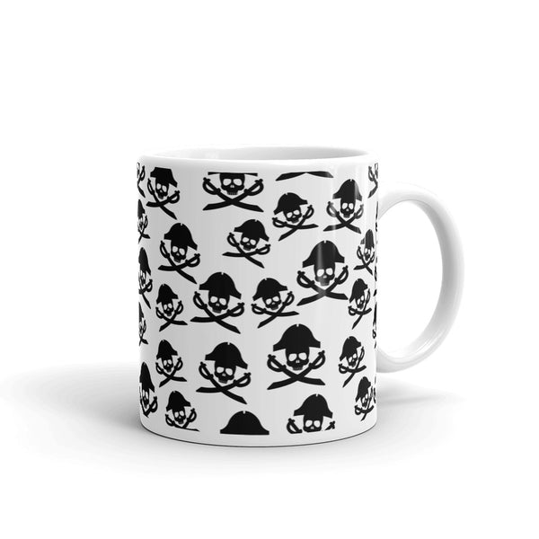 Pirate White glossy mug