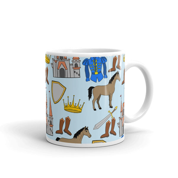 Prince White glossy mug