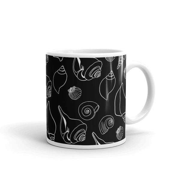 Seashell White glossy mug