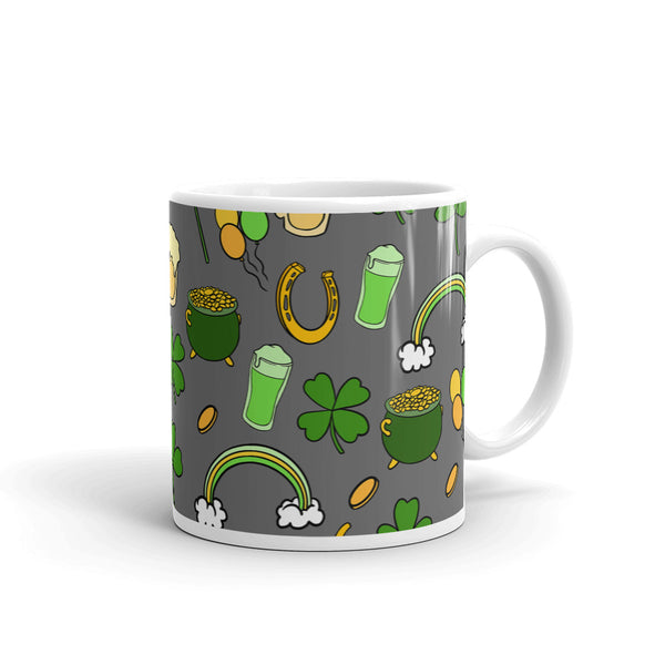 St. Patrick's White glossy mug
