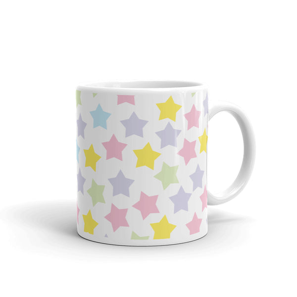 Star White glossy mug