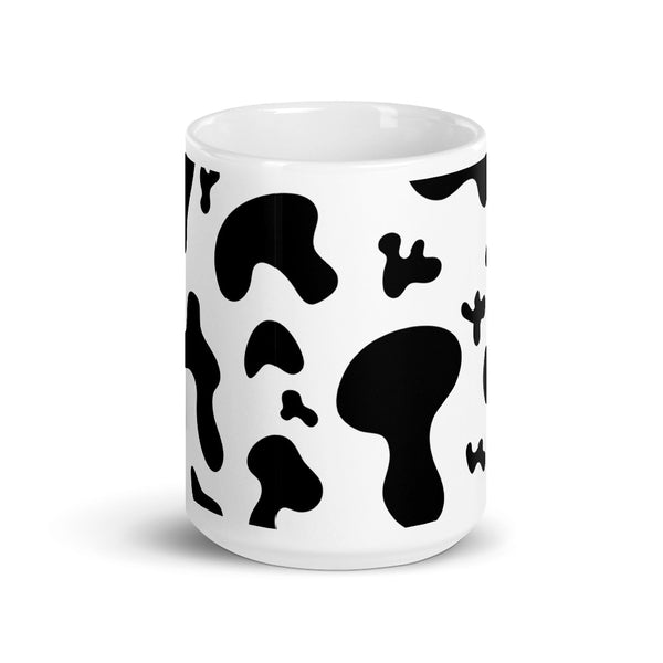 Cow White glossy mug