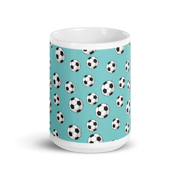 Football White glossy mug