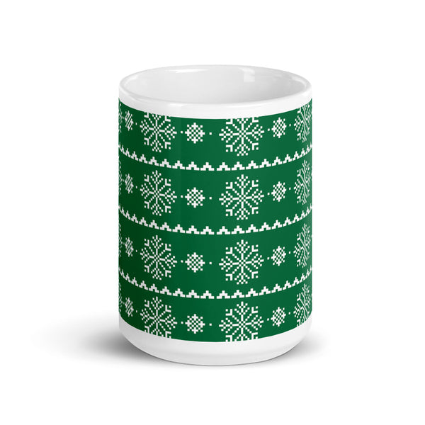 Christmas Sweater 2 White glossy mug