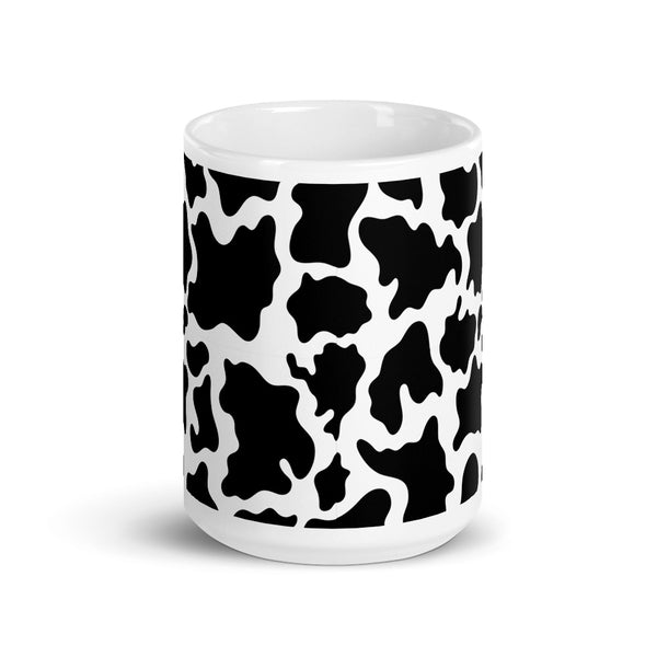 Cow White glossy mug