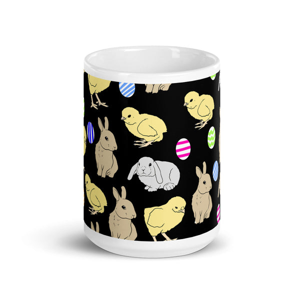 Easter White glossy mug